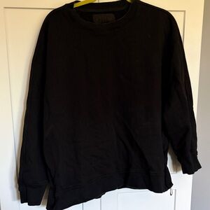 Classic Black Women's Crew Neck Sweater